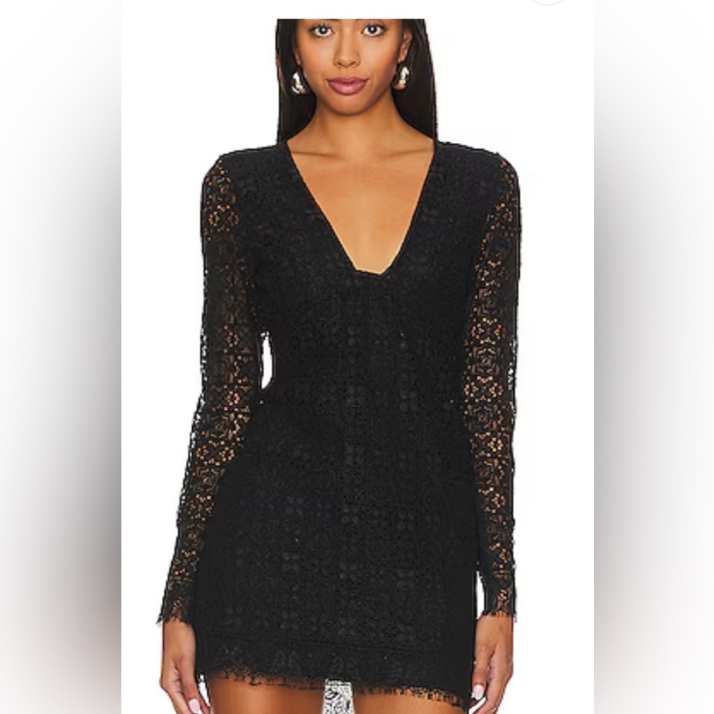 Free People Black Mini Dress